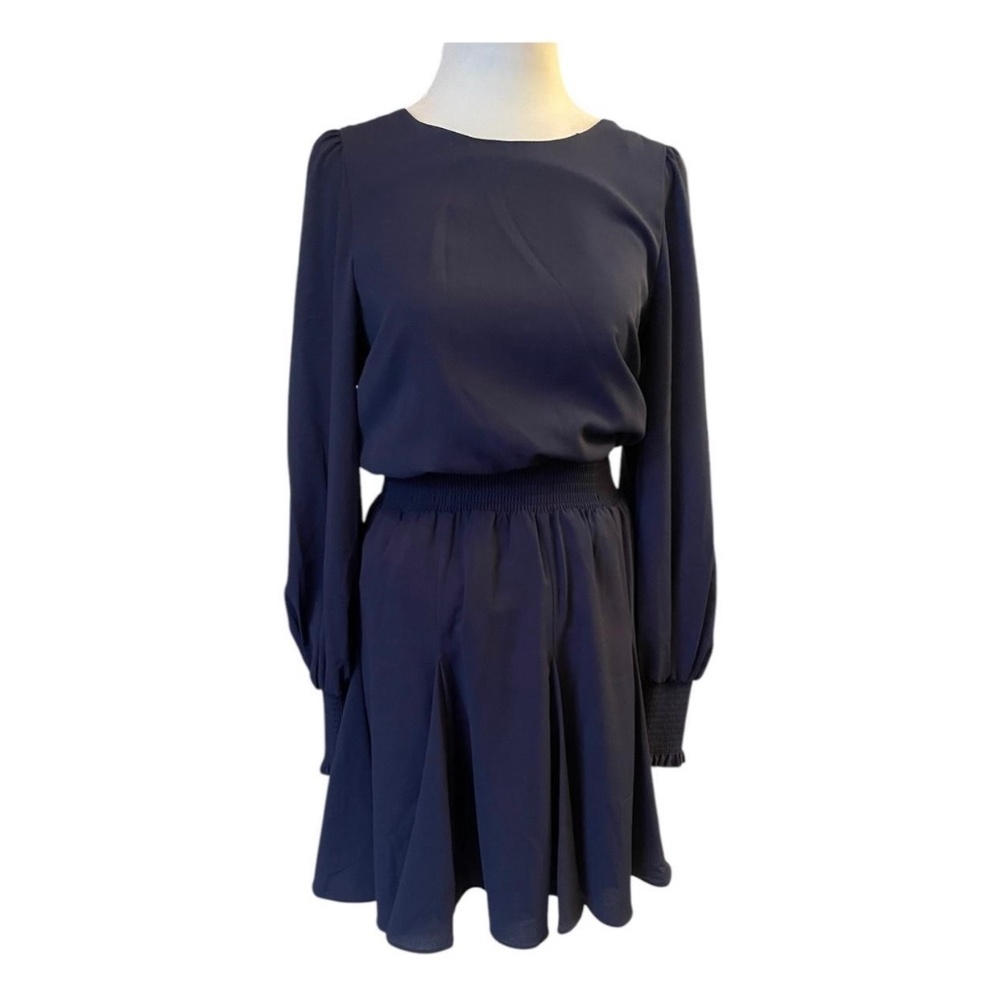 Lilly Pulitzer Navy Long Sleeve Fit & Flare Dress Size 0 – New Without Tags